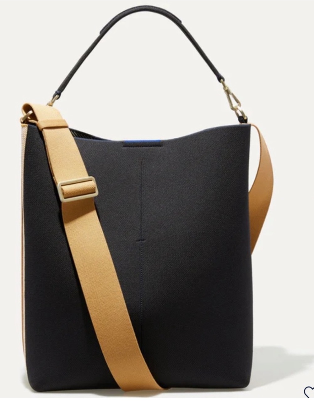 Rothy's Bucket bag ink ivory